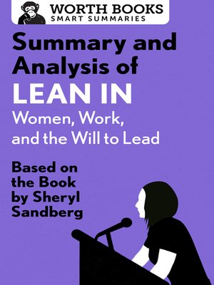 cover image of Summary and Analysis of Lean In - Women, Work, and the Will to Lead